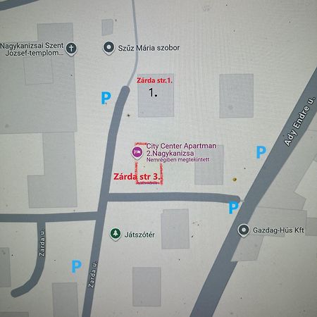 City Center Apartman 2. Надьканижа Экстерьер фото