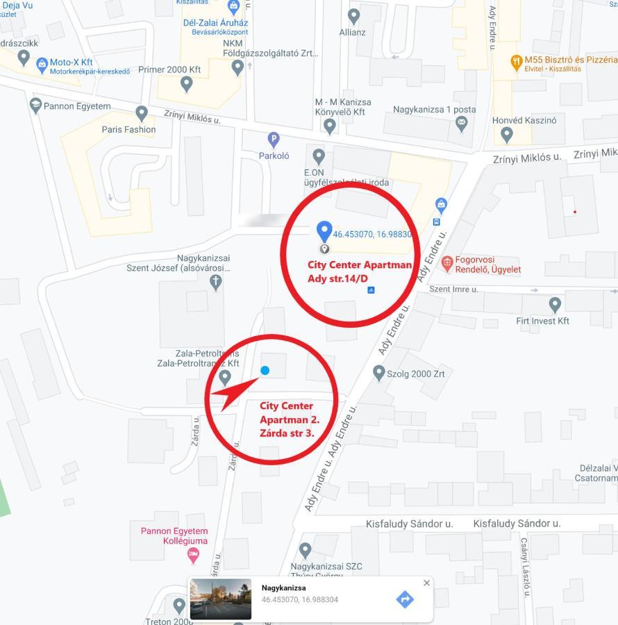 City Center Apartman 2. Надьканижа Экстерьер фото